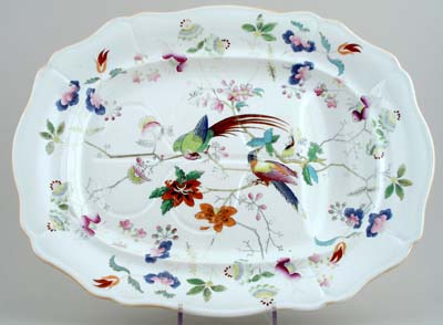 Meat Dish or Platter with tree and well c1825